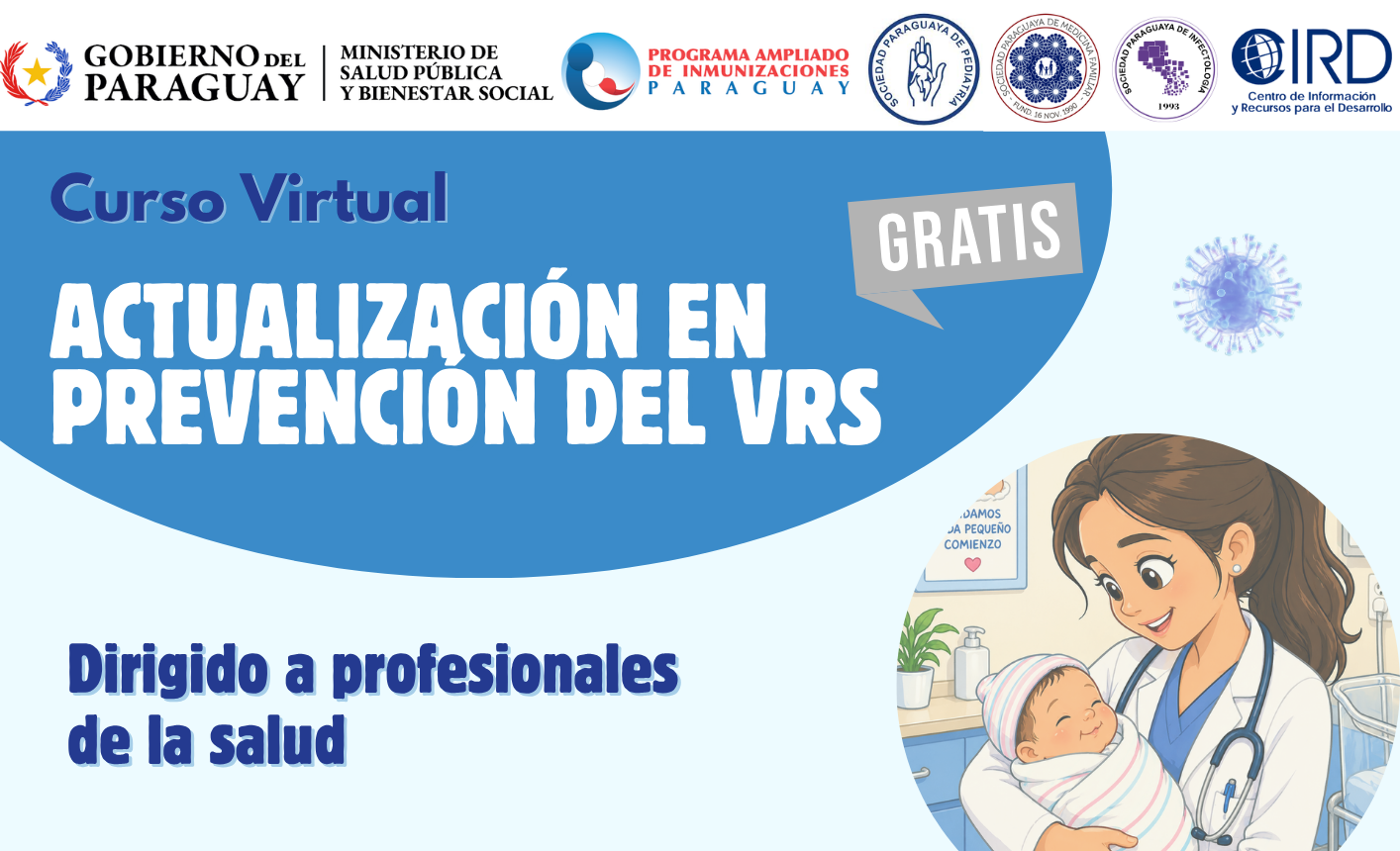 Curso de Actualización en Prevención del Virus Respiratorio Sincitial (VRS)